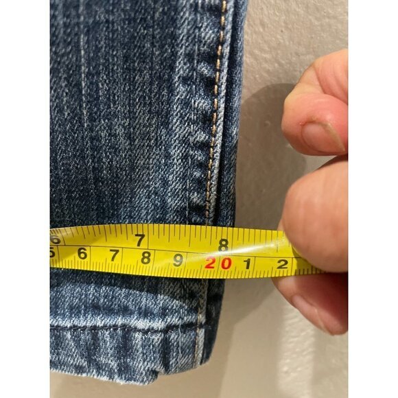 WHITE HOUSE BLACK MARKET WOMEN'S JEANS GLAMOROUS BOOTCUT DENIM SIZE 4R - Picture 7 of 9